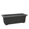 B&M Black XL Trough Planter 70cm