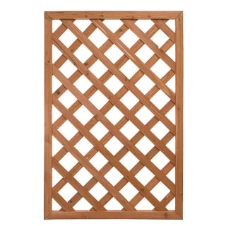 Straight Framed Diamond Trellis