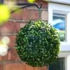 Solar Powered Topiary Ball - White LED 28cm