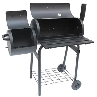 Alabama Steel Barrel Charcoal Smoker & BBQ - Image 2