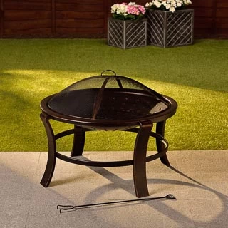 B&M Tuscany Bronze Effect Fire Pit - Image 2