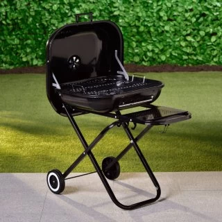 Folding Barbecue With Shelf - Image 2