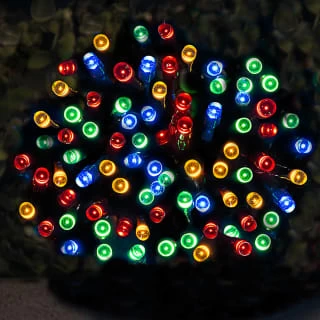 Eveready Solar Powered LED String Lights 80pk - Multicolour