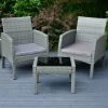 Sorrento Armchair Bistro Set 3pc