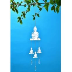B&M Deluxe Sun Catcher With Hanging Crystals - Buddha