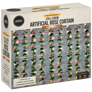 Artificial Rose Solar Curtain - Image 4