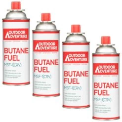 Outdoor Adventure Butane Gas Cartridges 4pk