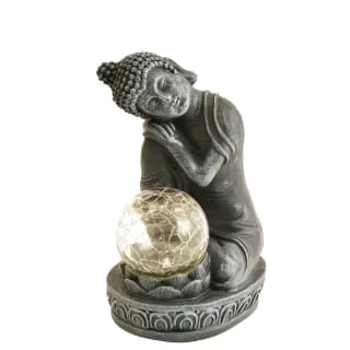 B&M Assorted Sitting Solar Buddha Garden Ornament - Image 4