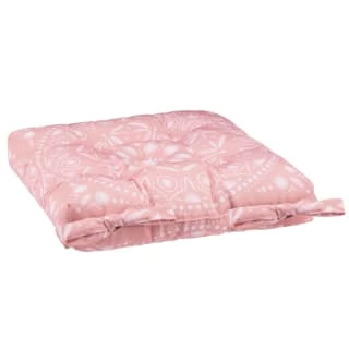 B&M Luxury Seat Pad - Pink Tropical Print - Image 2