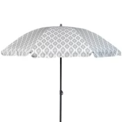 B&M Ocean Air Printed Parasol 1.8m - Geo