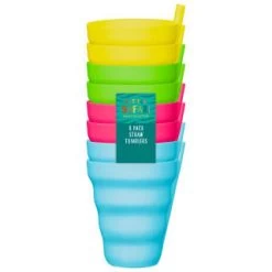 B&M Little Safari Straw Tumblers 8pk