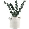 B&M Stone White Vase With Plants