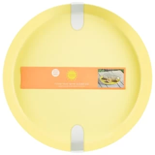B&M Food Tray With Clear Lid - Yellow - Image 2