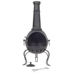 B&M La Hacienda Muricia Steel XL Chimenea 136cm